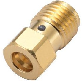 MP006820, РЧ/Коаксиальный адаптер, SMP, Штекер, SMA, Гнездо, Прямой Переходник, 50 Ом