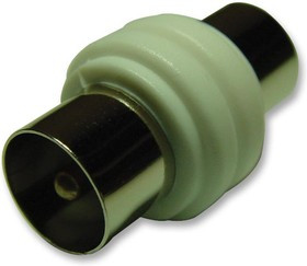 PSG01753, РЧ/Коаксиальный адаптер, TV Коаксиальный, Штекер, TV Коаксиальный, Штекер, Прямой Переходник