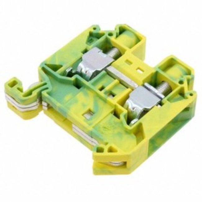 UT 16-PE, Клеммная колодка на DIN рейку, 2 вывод(-ов), 16 AWG, 4 AWG, 16 мм², Винт, 76 А UT 16-PE, Клеммная колодка на DIN рейку, 2 вывод(-ов), 16 AWG, 4 AWG, 16 мм², Винт, 76 А