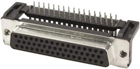 09665127601, D-Sub Standard Connectors DSUB SV FEM SSDP ANG87-254 50P AU3