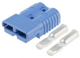 6326G1, Вилка, провод-провод, SB175, "папа" / "мама", PIN: 2, на провод