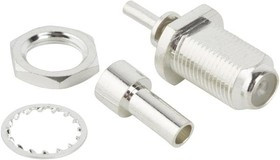 222167-10, RF Connectors / Coaxial Connectors F CP JK RG-179DB 2 FLATS N&amp;W