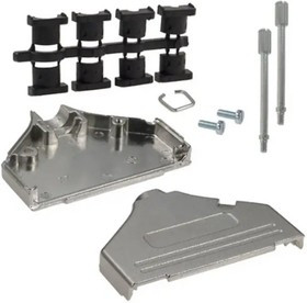 970-037-030R121, 970 Series Zinc D Sub Backshell, 37 Way, Strain Relief 970-037-030R121, 970 Series Zinc D Sub Backshell, 37 Way, Strain Relief