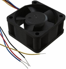 EFB0412VHD-SP05, DC Fans Fan, 40x20mm, 12VDC, 10.1CFM, 1.44W, 0.12A, 34.5dBA, Ball, 4-Leads, Tach/PWM EFB0412VHD-SP05, DC Fans Fan, 40x20mm, 12VDC, 10.1CFM, 1.44W, 0.12A, 34.5dBA, Ball, 4-Leads, Tach/PWM