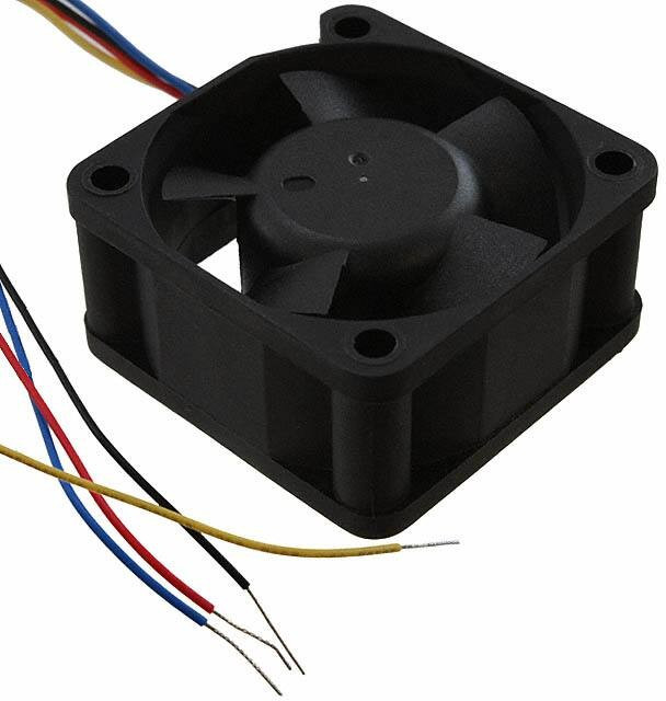 EFB0412VHD-SP05, DC Fans Fan, 40x20mm, 12VDC, 10.1CFM, 1.44W, 0.12A, 34.5dBA, Ball, 4-Leads, Tach/PWM EFB0412VHD-SP05, DC Fans Fan, 40x20mm, 12VDC, 10.1CFM, 1.44W, 0.12A, 34.5dBA, Ball, 4-Leads, Tach/PWM