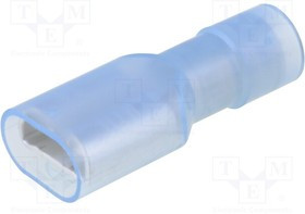 TMDN630820-FA, Наконечник: плоский, 6,3мм, 0,8мм, "мама", 2мм2, обжим, на провод