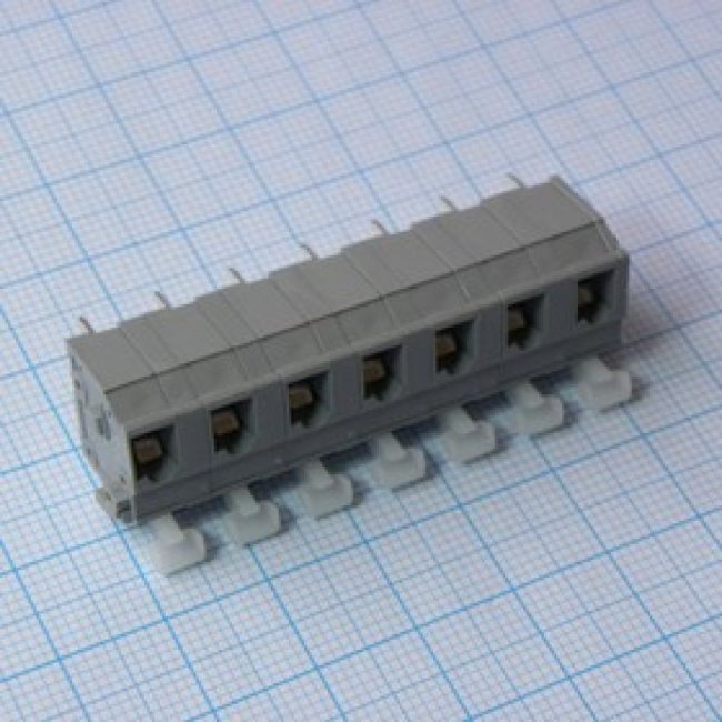 DG242V-7.5-07P-11-00A(H), Нажимной, безвинтовой клеммный блок