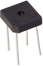 GBPC2508W+, Мостовой выпрямитель, 1 Фаза, 800 В, 25 А, Модуль, 4 вывод(-ов), 1.1 В
