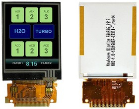 NHD-1.8-128160EF-CTXI#-T, TFT Displays &amp; Accessories 1.8 LCD TFT w/ 24pin resistive touch