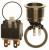 1241.6834.1121000, Pushbutton Switches Latch 12A 250VAC 22MM RI SF RT