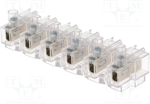 LZW-B4/6, Клеммник, Кол-во полюс: 6, 0,75-4мм2, зажим под винт, 400В, 16А