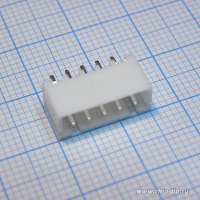 B5B-XH-A, Вилка прямая на плату 2.5мм