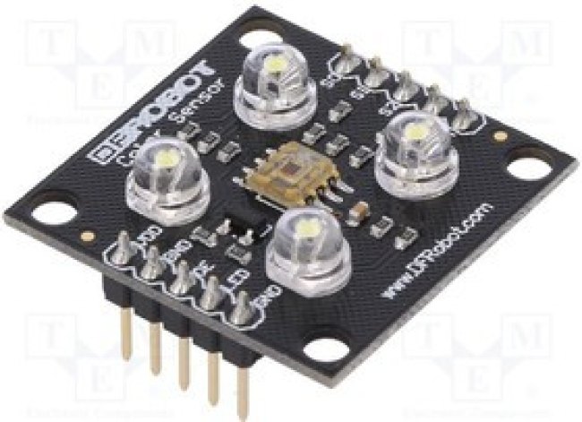 DF-SEN0101, Датчик цвета, 2,7-5,5ВDC, IC TCS3200, Интерфейс TTL