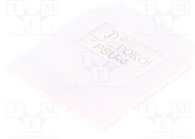 PSU-4-GY, Концевая планка/перегородка, ZUG-G2.5, ZUG-G4, серый, Шир: 1мм