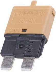 Thermal Single Pole Automotive Circuit Breaker, 5A, IP00/IP30/IP54