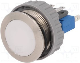 3-102-776, Переключатель: антивандальный, Пол: 2, SPDT, 10A/250ВAC, IP67, RGB