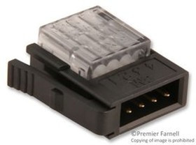 37104-A206-00E MB, 4-Way IDC Connector Plug for Cable Mount, 1-Row 37104-A206-00E MB, 4-Way IDC Connector Plug for Cable Mount, 1-Row
