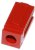1399G1, Heavy Duty Power Connectors PP15/45 SPACER SHORT W/ END HOLE, RED