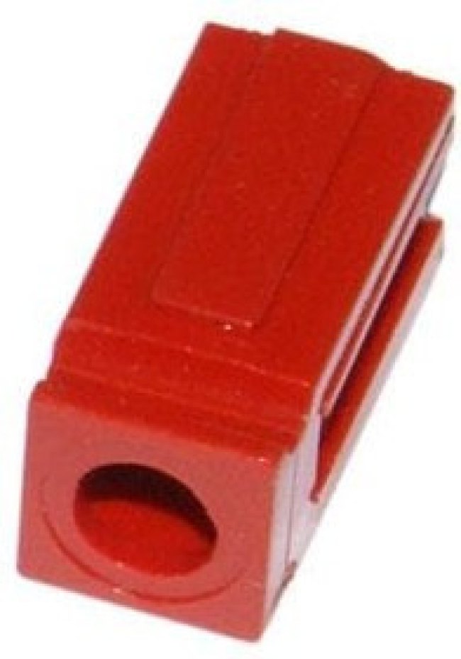 1399G1, Heavy Duty Power Connectors PP15/45 SPACER SHORT W/ END HOLE, RED