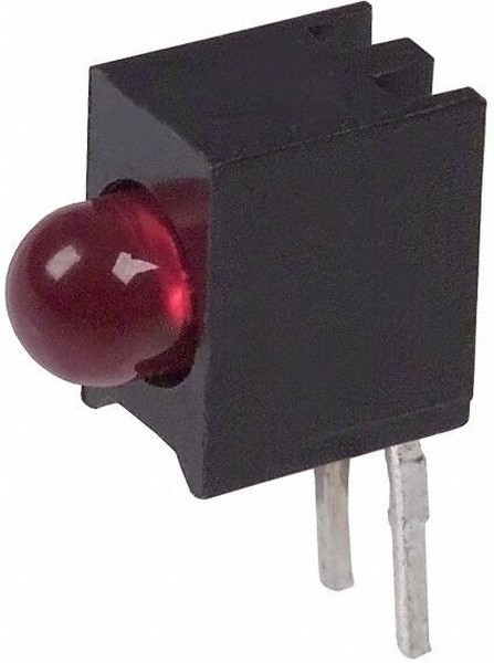551-0509F, LED Circuit Board Indicators RED DIFFUSED 5 VOLTS