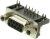 6E17C009SAJ220, D SUB CONN, RCPT, 9POS, TH