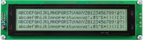 MC44005A6W-FPTLWS-V2, Буквенно-цифровой ЖКД, 40 x 4, Черный на Белом, 5В, SPI, Английский, Японский, Полупрозрачный