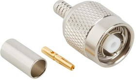 122108RP, Вилка; RP-TNC; reverse,"мама"; прямой; 50Ом; обжим; на провод