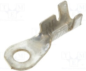 BM92213, Кольцевой, M3, 1-2,5мм2, обжим, на провод, неизолированный, латунь