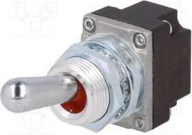 1MT2-4, Переключатель: тумблер, Пол: 2, SPST, (OFF)-ON, 0,1A/28ВDC, IP68