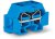 4-wire terminal, spring-clamp connection, 0.08-4.0 mm², 1 pole, 32 A, 8 kV, blue, 262-334