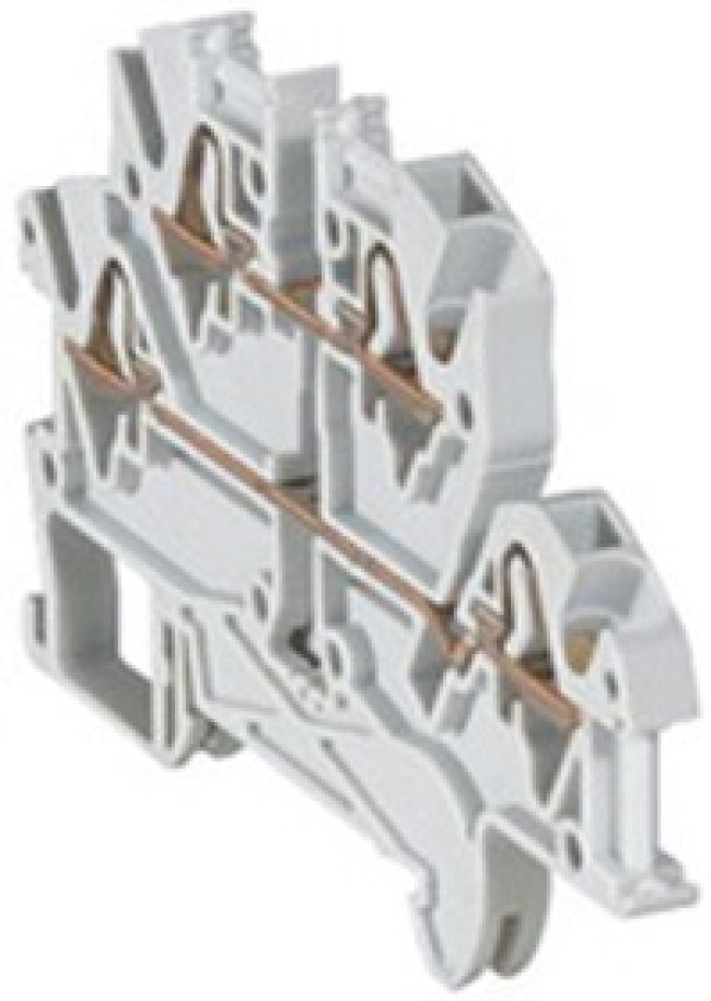 0 372 67, 372 Series Grey Feed Through Terminal Block, Double-Level, Spring Clamp Termination 0 372 67, 372 Series Grey Feed Through Terminal Block, Double-Level, Spring Clamp Termination