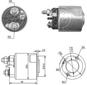 ZM2495, Реле втягивающее