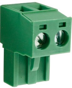 CTBP9208/2, Съемная клеммная колодка, 5.08 мм, 2 вывод(-ов), 28AWG до 14AWG, 1.5 мм², Зажим, 15 А