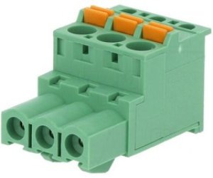 2EDGKDB-5.08-03P-14-00AH, Разъемный клеммник, 5,08мм, Кол-во полюс: 3, угловой 90°, вилка