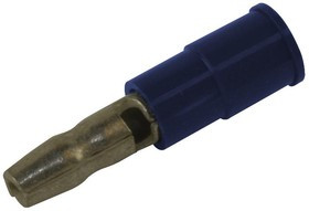 19034-0007, Пулеобразная клемма, InsulKrimp 19034, 16AWG до 14AWG, 2 мм², Штекерный типа Пуля, Синий 19034-0007, Пулеобразная клемма, InsulKrimp 19034, 16AWG до 14AWG, 2 мм², Штекерный типа Пуля, Синий