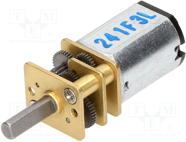 2371, Двигатель: DC, с редуктором, Medium Power, 6ВDC, 670мА, 298: 1