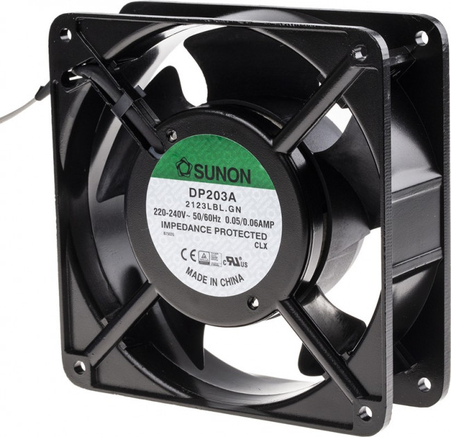 Вентилятор Sunon DP203A2123LBL.GN 120x38мм 230V 10W 0.08A Вентилятор Sunon DP203A2123LBL.GN 120x38мм 230V 10W 0.08A