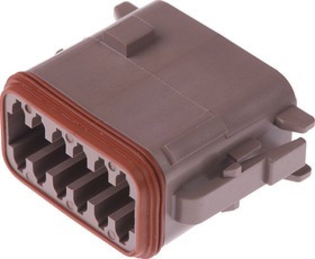 DT06-12SD-CE06, Корпус Автомобильного Разъема, тонкие стенки, черный, Серия DT, Штекер, 12 вывод(-ов) DT06-12SD-CE06, Корпус Автомобильного Разъема, тонкие стенки, черный, Серия DT, Штекер, 12 вывод(-ов)