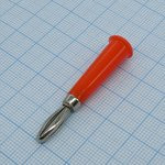 TS-2 red (BP-112/R), Вилка "Banana" тип 2 (красный) (K296109)