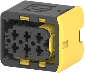 1-1418437-1, Корпус Автомобильного Разъема, Heavy Duty Sealed Connector Series, Гнездо, 6 вывод(-ов)
