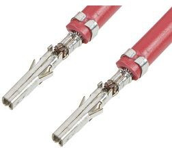 215340-2123, Rectangular Cable Assemblies MINI-FIT JR. F-F 225MM 16 AWG RD Sn