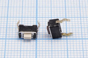 Переключатель тактовый 6.0x 3.5x 4.3мм, высота над корпусом h 0.8мм, NO, 2PF; №2514 B ПКнТакт 6,0x 3,5x 4,3\h 0,8\\NO\\2PF\SKHLABA010\