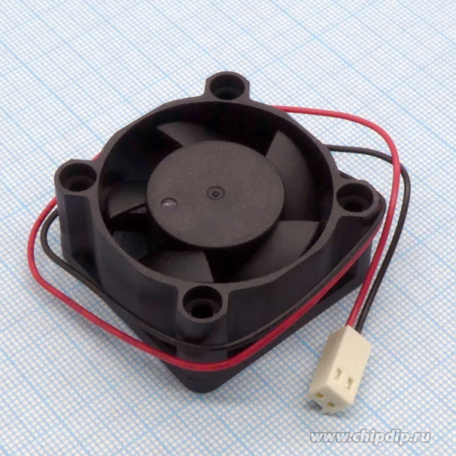 EC4020H12B, Вентилятор 12В, 40х40х20мм , подш. качения, 5500 об/мин