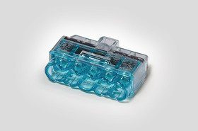 148-90039 HCPM-5-PC-BU/CL, HelaCon Plus Mini Wire Splice Connector 0.5 2.5 (Solid) mm², 1 2.5 (Stranded) mm²