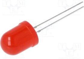 OSR5PAA134A-1MA, LED; 10mm; red; 500?1120mcd; 30°; Front: convex; 1.8?2.2V; -30?85°C OSR5PAA134A-1MA, LED; 10mm; red; 500?1120mcd; 30°; Front: convex; 1.8?2.2V; -30?85°C