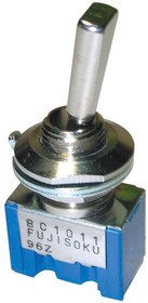 8C1041-Z, Рычажный переключатель, (Вкл.)-Выкл.-(Вкл.), SPDT, Без Подсветки, 8C, Панель, 6 А