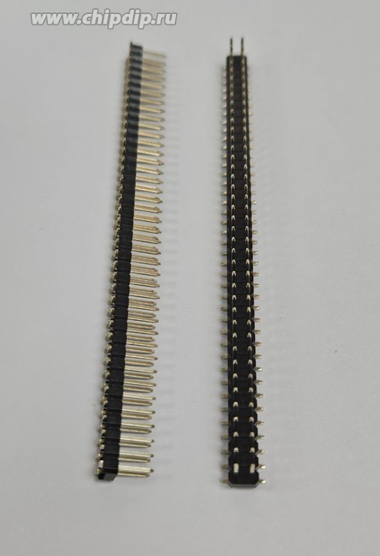PLD-80S, Вилка штыревая 2.54мм 2х40pin PLD-80S, Вилка штыревая 2.54мм 2х40pin
