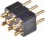 813-S1-006-10-015101, Straight Through Hole Spring Loaded Connector, 6 Contact(s), 2.54mm Pitch, 2 Row(s), Shrouded 813-S1-006-10-015101, Straight Through Hole Spring Loaded Connector, 6 Contact(s), 2.54mm Pitch, 2 Row(s), Shrouded