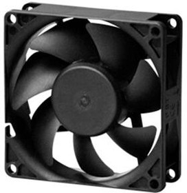 MF80252V1-1000U-A99, Вентилятор осевой, 24В DC, 80x80x25мм, подшипник Vapo, 69куб.м/ч, 33дБА