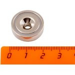 Магнитное крепление Forceberg с отверстием для самореза A20, 4 шт